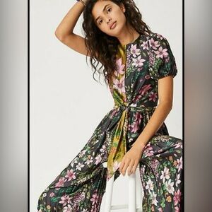 Monique Lhuillier Anthropologie Alisia Jumpsuit